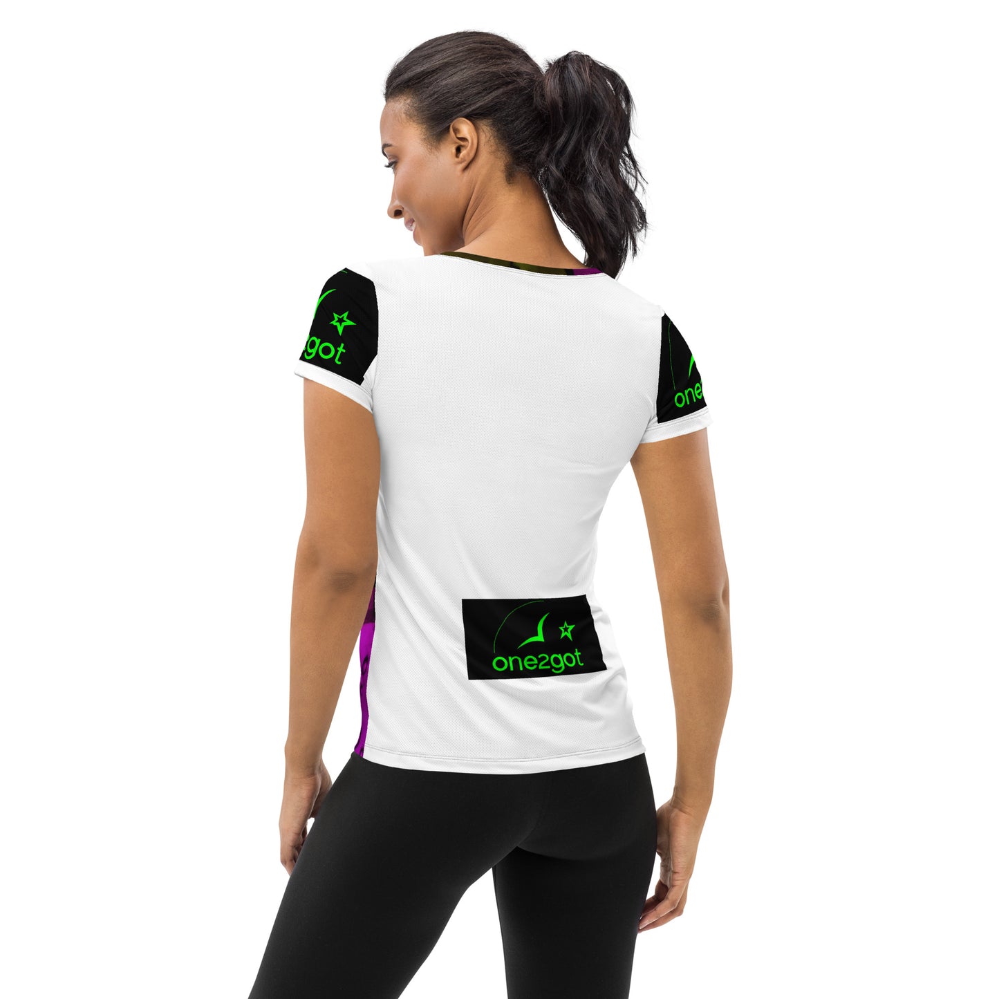 All-Over Print Women's Athletic T-shirt one2got