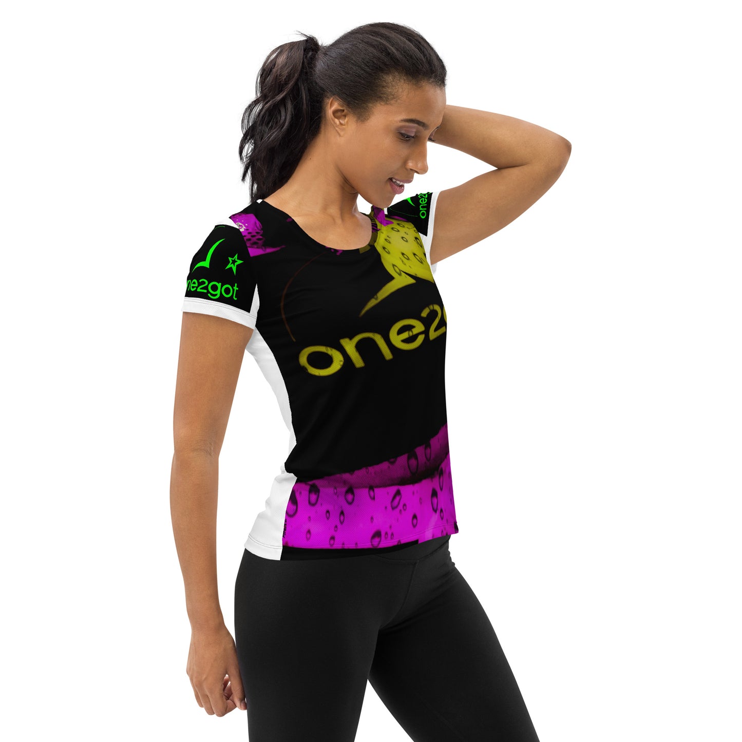 All-Over Print Women's Athletic T-shirt one2got